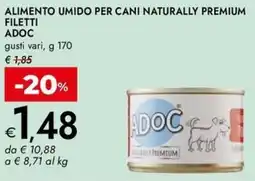 Bennet Alimento umido per cani naturally premium filetti adoc offerta