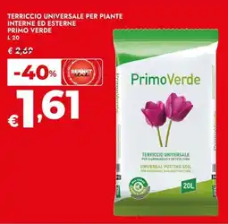 Bennet Terriccio universale per piante interne ed esterne primo verde offerta