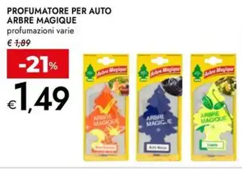 Bennet Profumatore per auto arbre magique profumazioni varie offerta