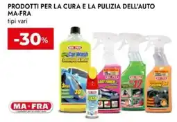 Bennet Prodotti per la cura e la pulizia dell'auto ma-fra tipi vari offerta