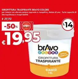 Bennet Idropittura traspirante bravo colors offerta