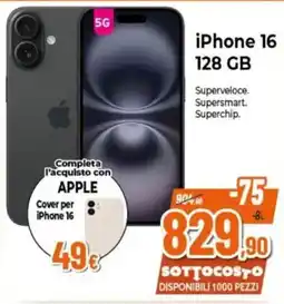 Expert iPhone 16 128 GB offerta