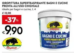 Bennet Idropittura supertraspirante bagni e cucine  pronta all'uso cinghiale offerta