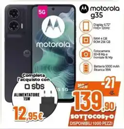 Expert motorola g35 offerta