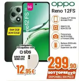 Expert oppo Reno 12FS offerta