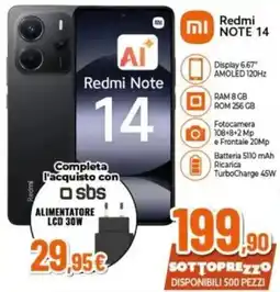 Expert Redmi NOTE 14 offerta