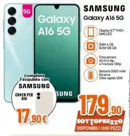 Expert SAMSUNG Galaxy A16 5G offerta