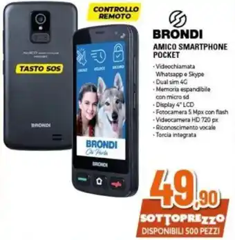 Expert Brondi amico smartphone pocket offerta