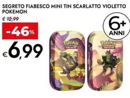 Bennet Segreto fiabesco mini tin scarlatto violetto pokemon offerta