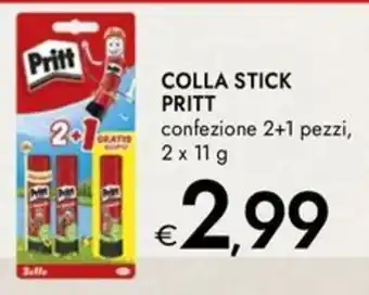 Bennet Colla stick pritt confezione 2+1 pezzi, offerta