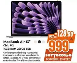 Expert MacBook Air 13” Chip M2 offerta