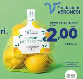 Bennet Limoni Per la ricerca offerta