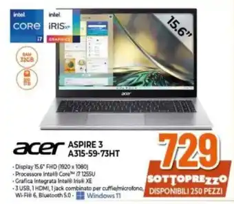 Expert acer ASPIRE 3 A315-59-73HT offerta