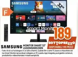 Expert SAMSUNG MONITOR SMART 32" LS32DM500EUXEN offerta