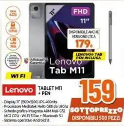 Expert Lenovo TABLET M11 + PEN offerta