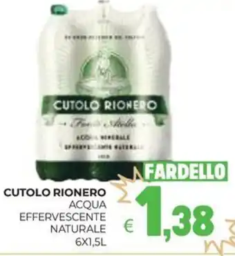 Eté Cutolo rionero acqua effervescente naturale offerta