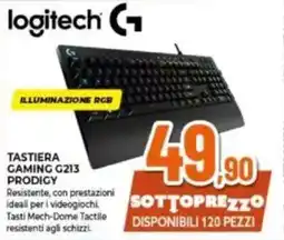 Expert logitech TASTIERA GAMING G213 PRODIGY offerta