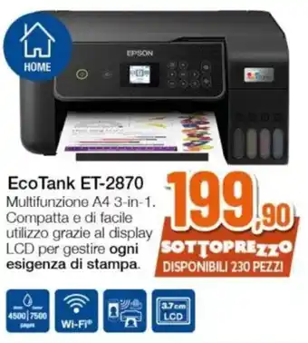 Expert EPSON EcoTank ET-2870 offerta