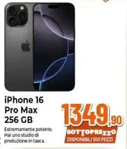 Expert iPhone 16 Pro Max 256 GB offerta