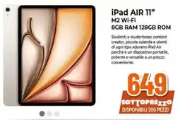 Expert iPad AIR 11" M2 Wi-Fi offerta