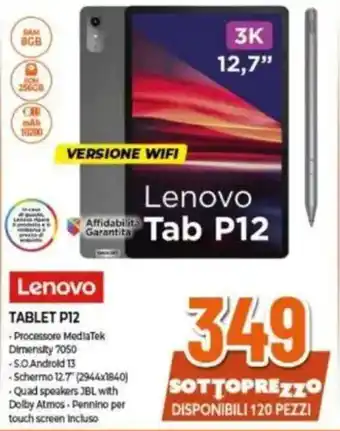 Expert Lenovo Tab P12 offerta