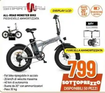 Expert Smart way all-road monster bike offerta