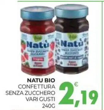 Eté Natu bio confettura senza zucchero vari gusti offerta