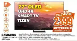 Expert SAMSUNG TV OLED 77" UHD 4K QE77S90D offerta