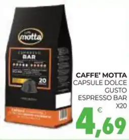 Eté Caffe' motta capsule dolce gusto espresso bar x 20 offerta