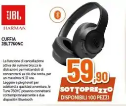 Expert JBL CUFFIA JBLT760NC offerta