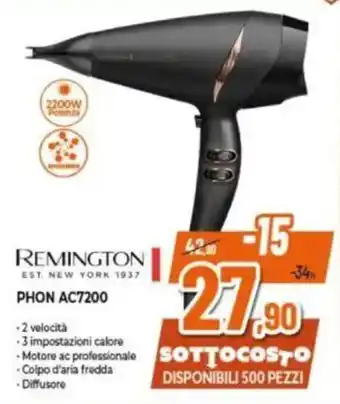 Expert REMINGTON PHON AC7200 offerta