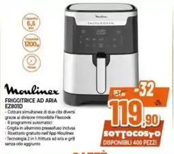 Expert Moulinex FRIGGITRICE AD ARIA EZ801D offerta