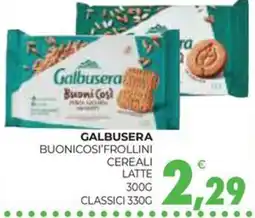 Eté Galbusera buonicosi frollini cereali latte classici offerta