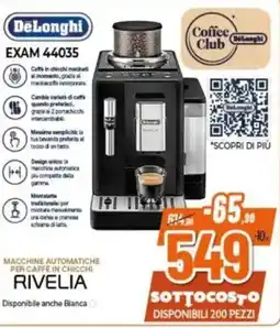 Expert DeLonghi EXAM 44035 offerta