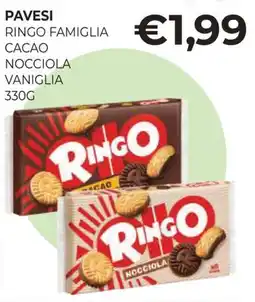 Eté Pavesi ringo famiglia cacao nocciola vaniglia offerta