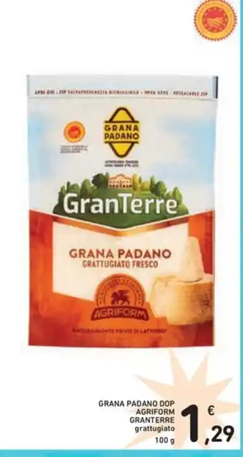 Spazio Conad Grana padano dop agriform GRANTERRE offerta