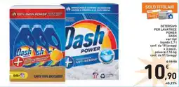 Spazio Conad Detersivo per lavatrice power DASH offerta