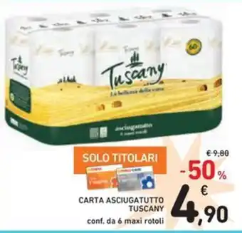 Spazio Conad Carta asciugatutto TUSCANY offerta