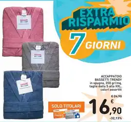 Spazio Conad Accappatoio bassetti trendy offerta