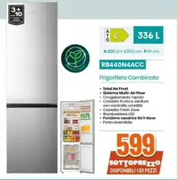 Expert Hisense RB440N4ACC Frigorifero Combinato offerta