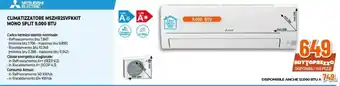 Expert MITSUBISHI ELECTRIC CLIMATIZZATORE MSZHR25VFKKIT MONO SPLIT 9.000 BTU offerta