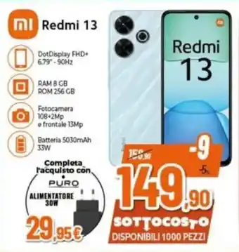 Expert Redmi 13 offerta