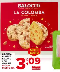 Iperal Colomba classica BALOCCO offerta