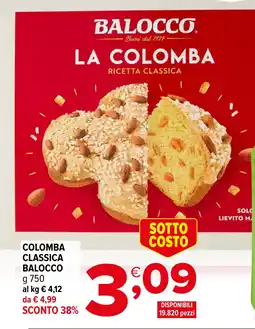 Iperal Colomba classica BALOCCO offerta