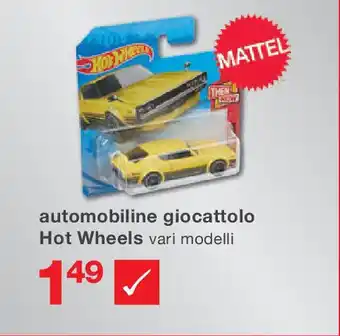 KiK automobiline giocattolo Hot Wheels offerta