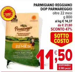 Iperal Parmigiano reggiano dop parmareggio offerta