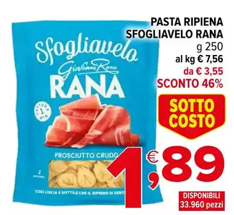 Iperal Pasta ripiena sfogliavelo RANA offerta