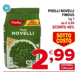 Iperal Piselli novelli FINDUS offerta