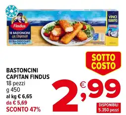 Iperal Bastoncini CAPITAN FINDUS offerta