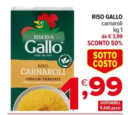 Iperal RISO GALLO carnaroli offerta